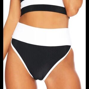 NWT Beach Riot Emmy Colorblock High Waist Bikini Bottoms